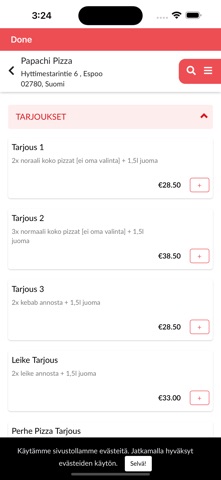 Papachi Pizzeria screenshot