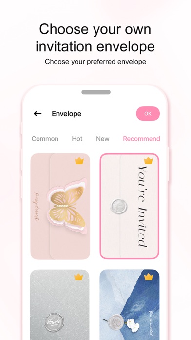 Invitation Maker Greeting Card iPhone screenshot 7 - Graphics & Design app