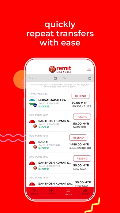 eRemit Malaysia Screenshot