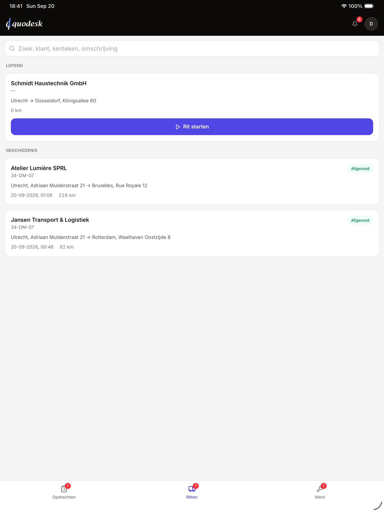 Screenshot 8 of QuoDesk Go