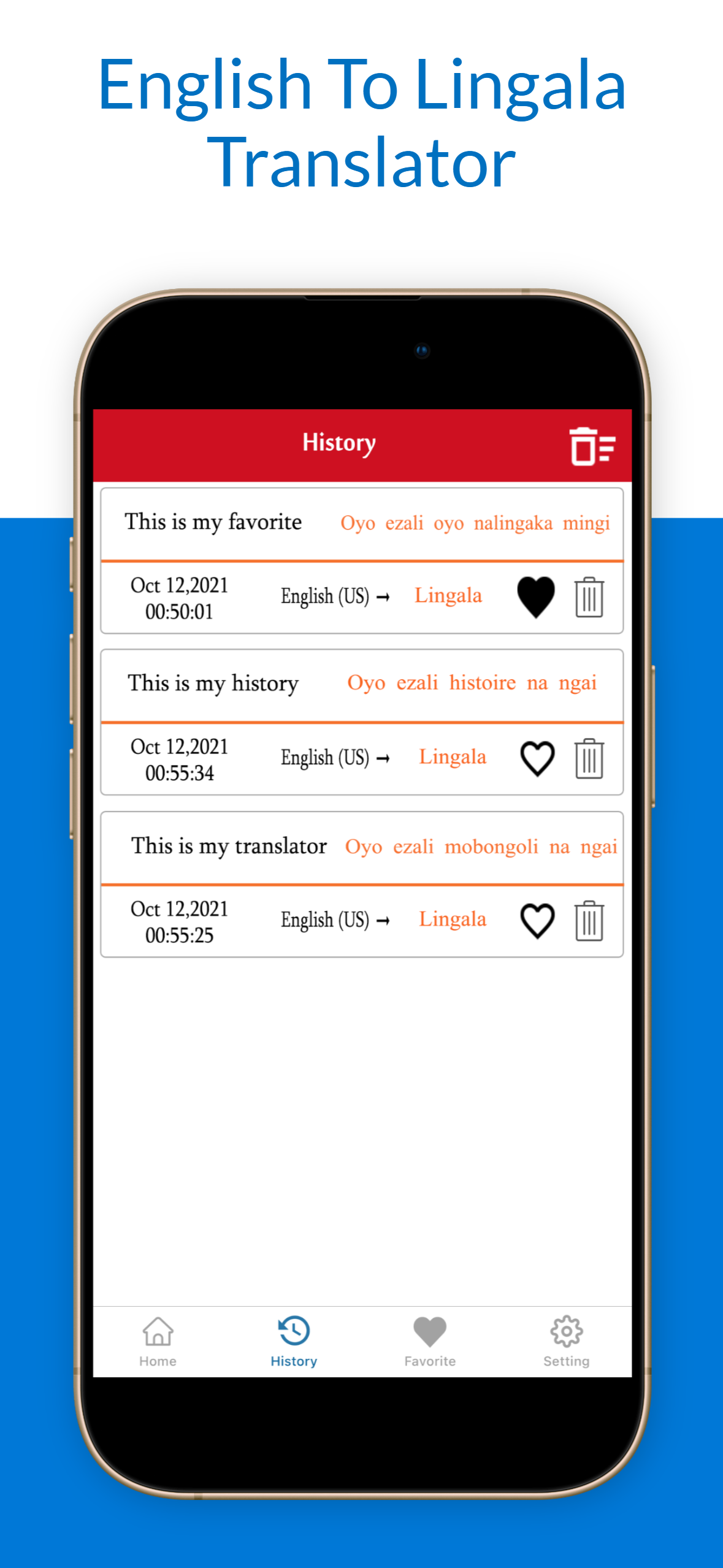 English To Lingala Translator