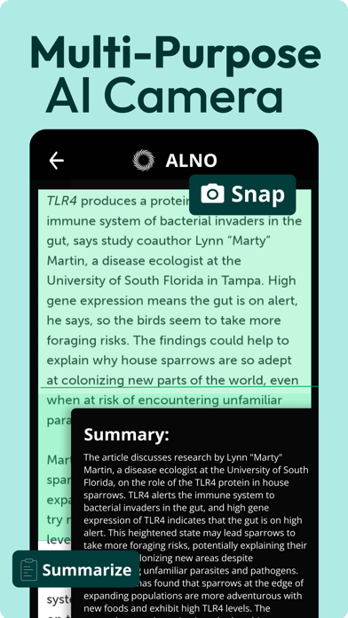 ALNO: AI Chatbot Assistant app Screenshot