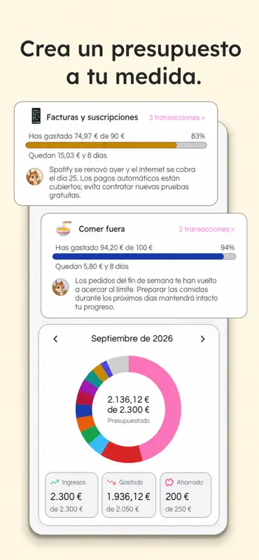 Savi: Presupuesto y Gastos screenshot 3 of 8