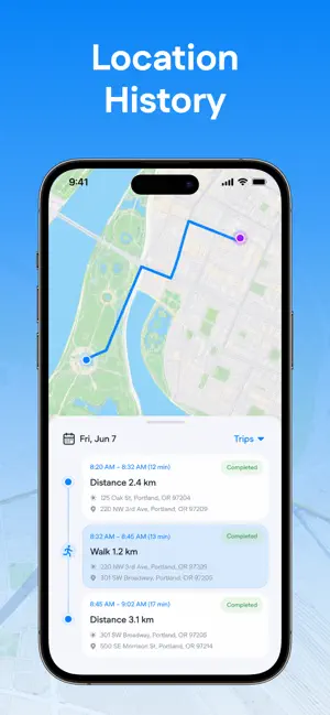 Kintra - GPS Location Share iPhone screenshot 5
