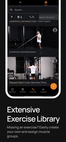 Gainz tracking screenshot