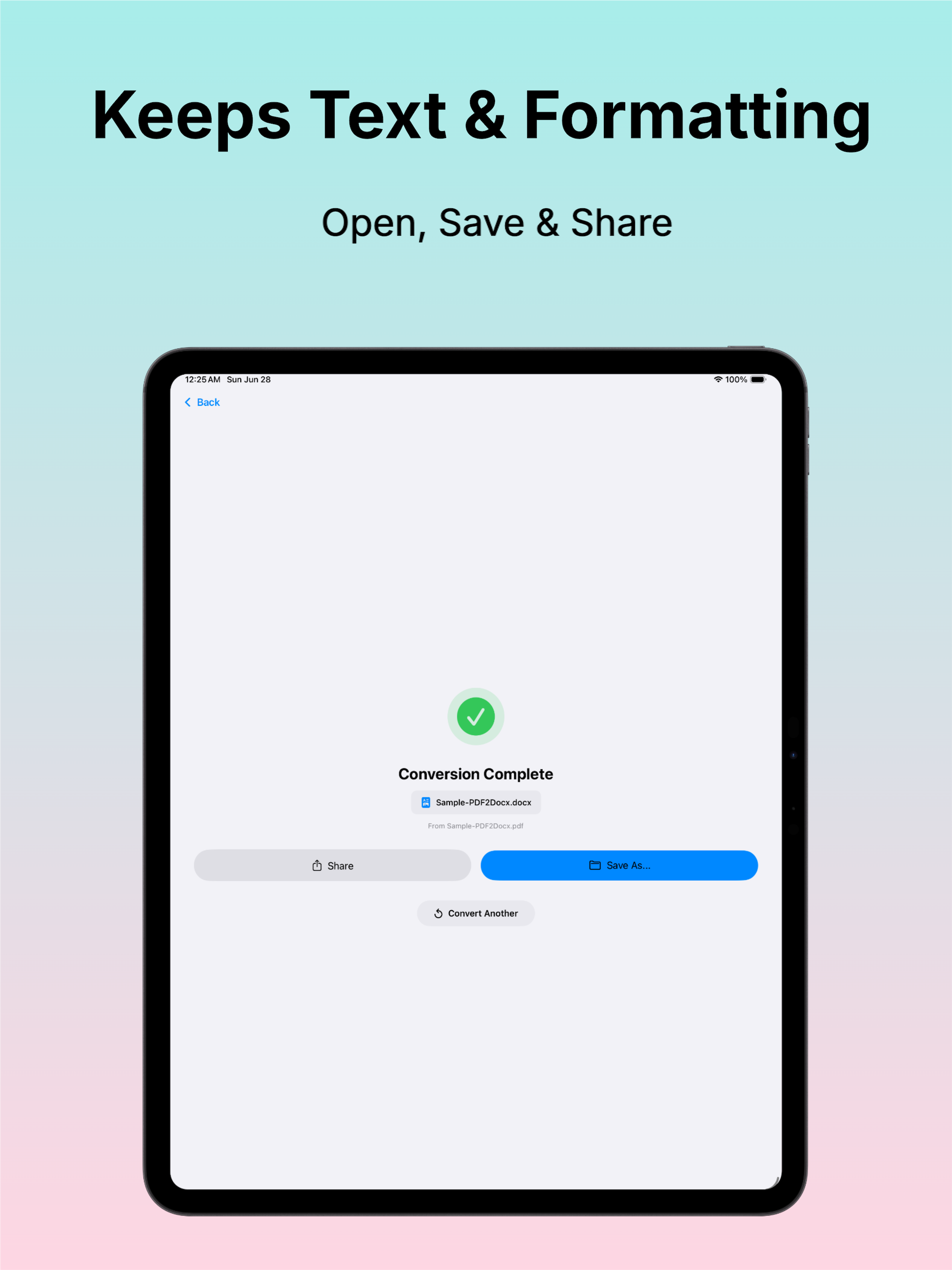 PDF to Docx - Word Converter screenshot 6