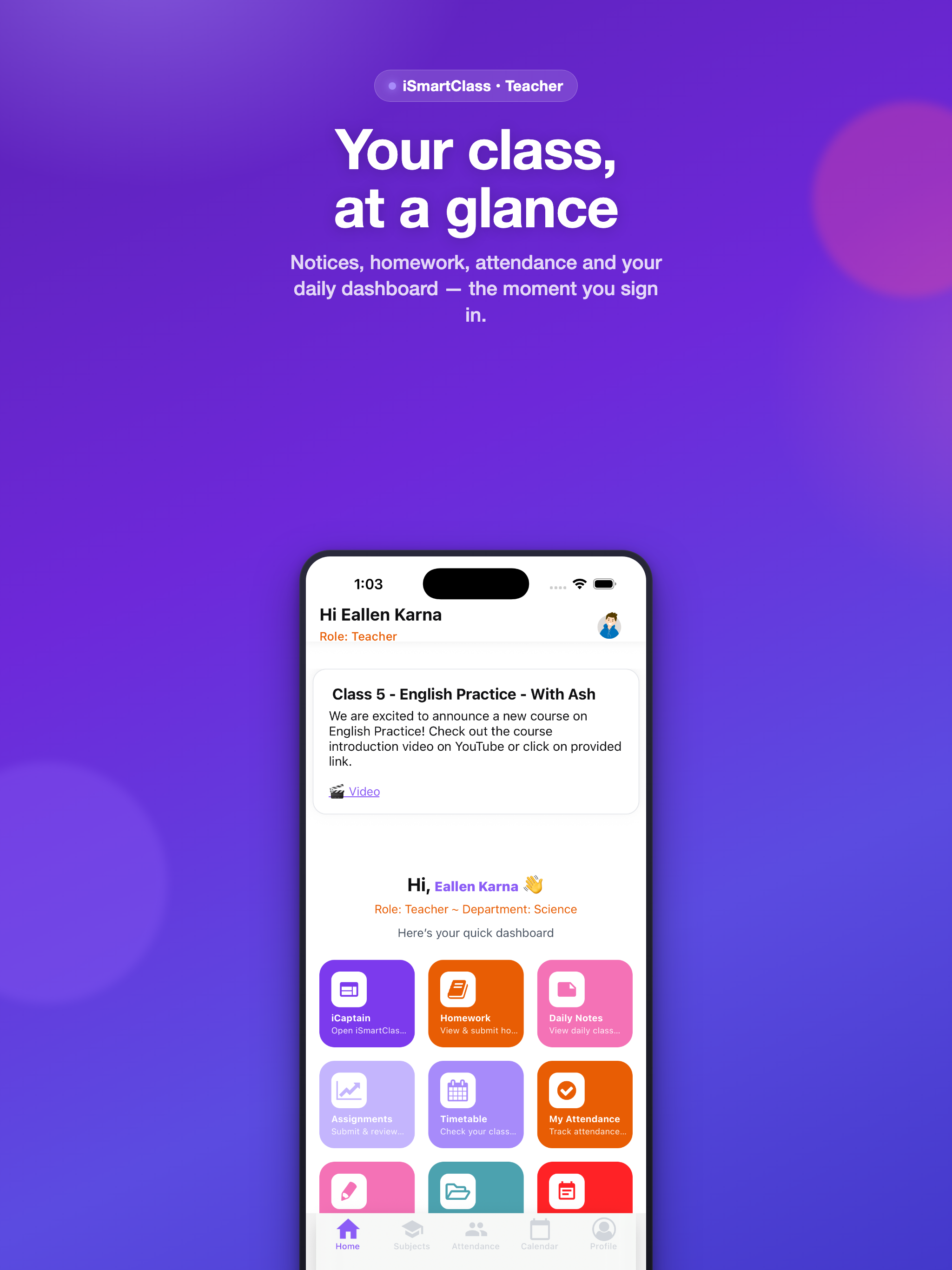iSmart Teacher: by iSmartClass screenshot 13