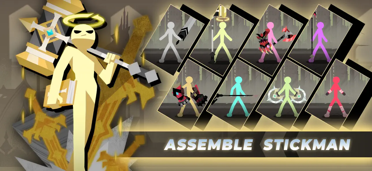 Epic Stickman: RPG Idle War iOS Mod IPA screenshot 4 - iOS game interface