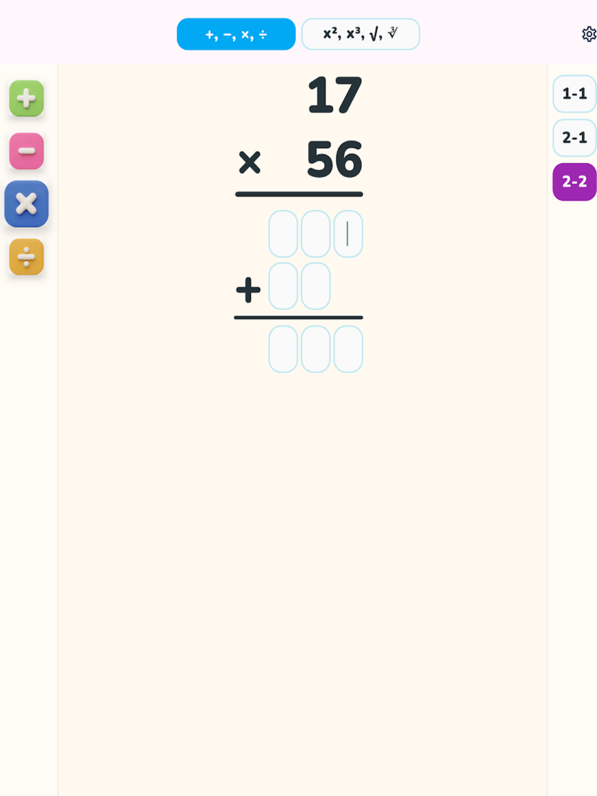 Math Practice: Operations