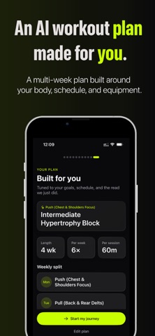 Adapt: AI Workout Planner Screenshot 3 of 4