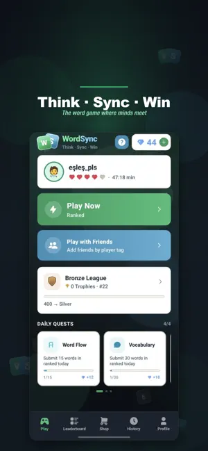 WordSync: Say the Same Word screenshot 1