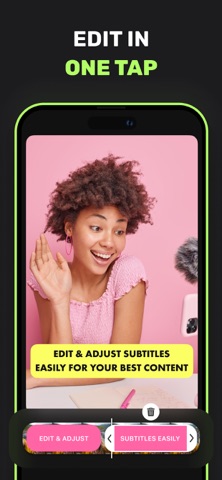 AI Captions for Video: Subber iPhone screenshot
