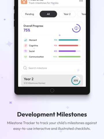 TheParentZ Baby Growth Tracker iPad screenshot