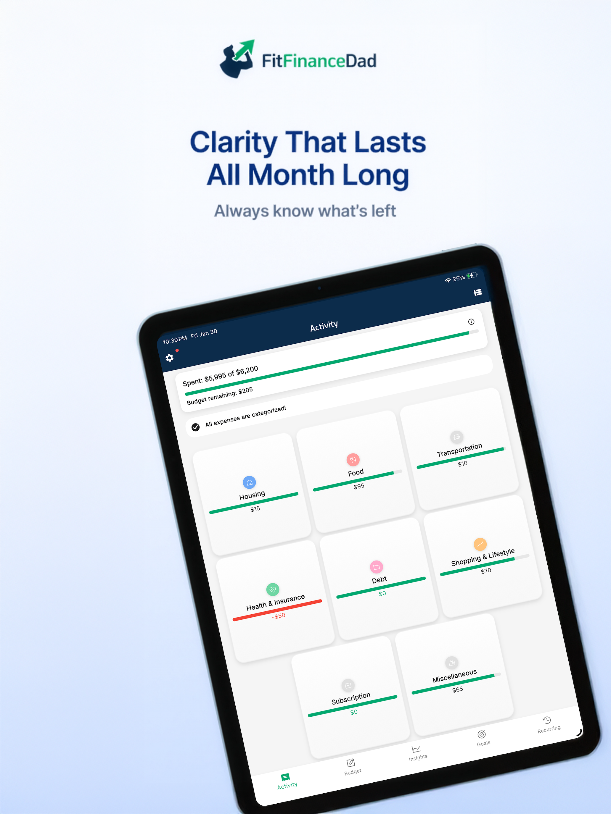 FitBudget: Budget Planner