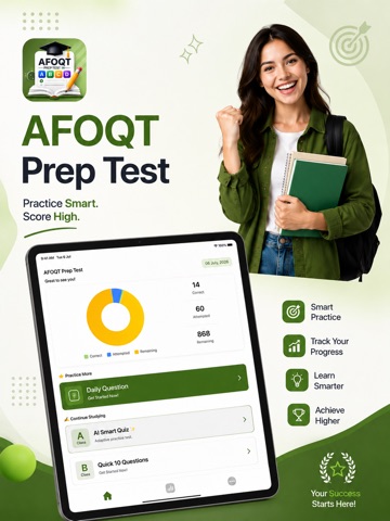 AFOQT Prep: AI Practice Test iPad screenshot