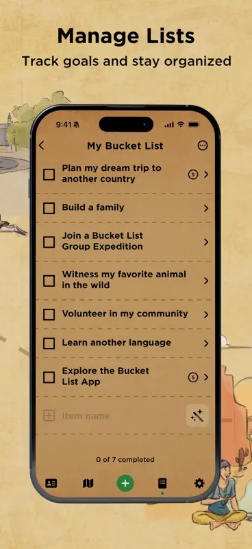 The Bucket List App screenshot 3 of 5