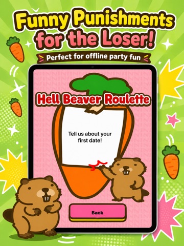 Screaming Beaver Dare Roulette iPad screenshot