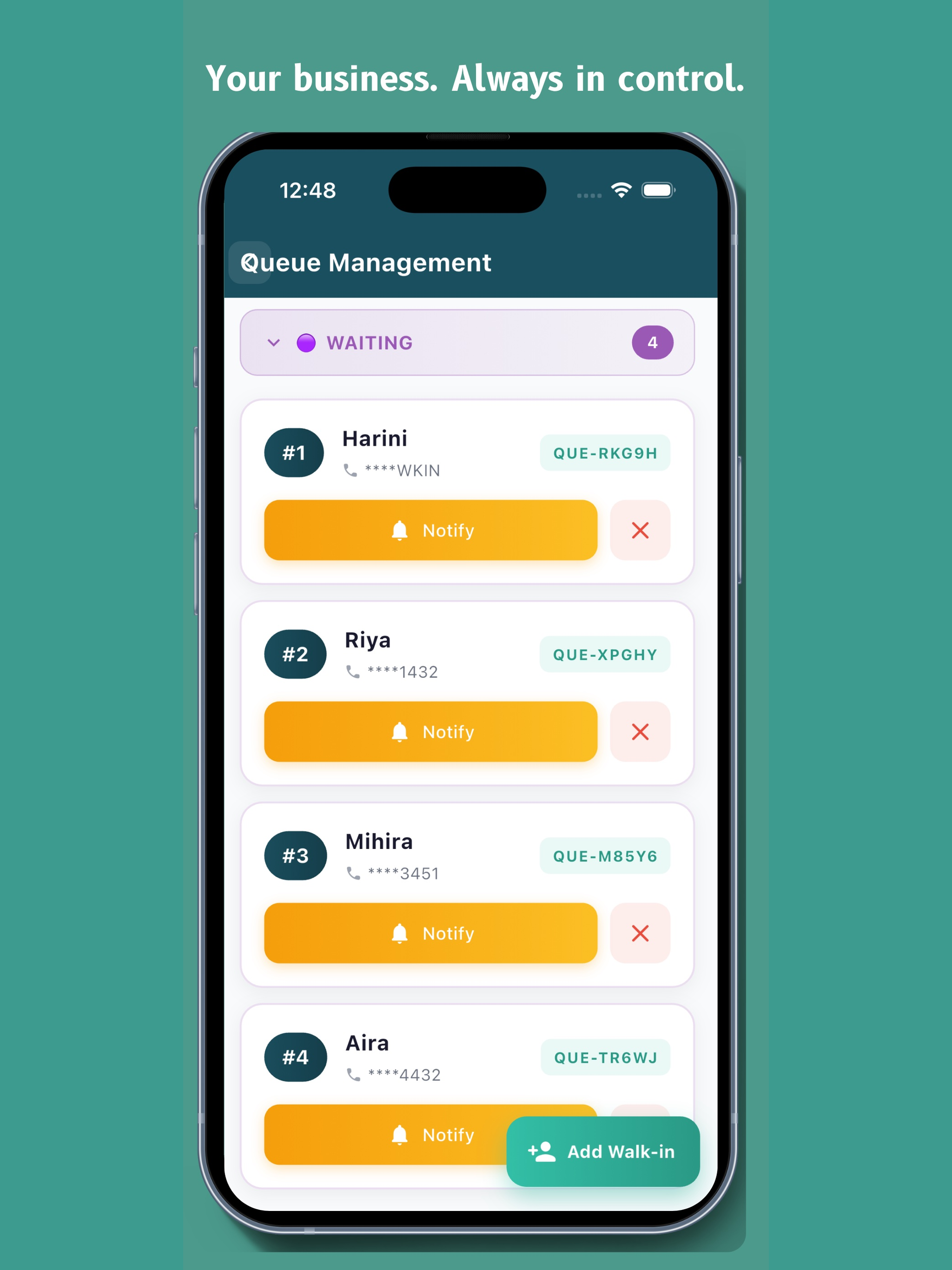 myQLine — Queues & Bookings