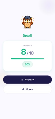 Brainy Owl Quiz screenshot