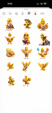Golden Eagle Stickers iPhone screenshot