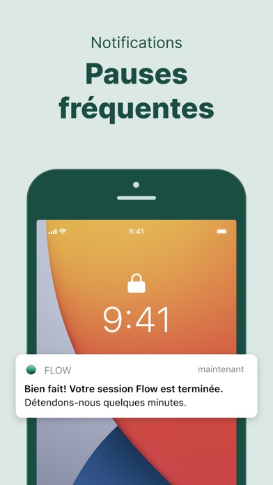 Screenshot #2 pour Flow - Minuteur Pomodoro