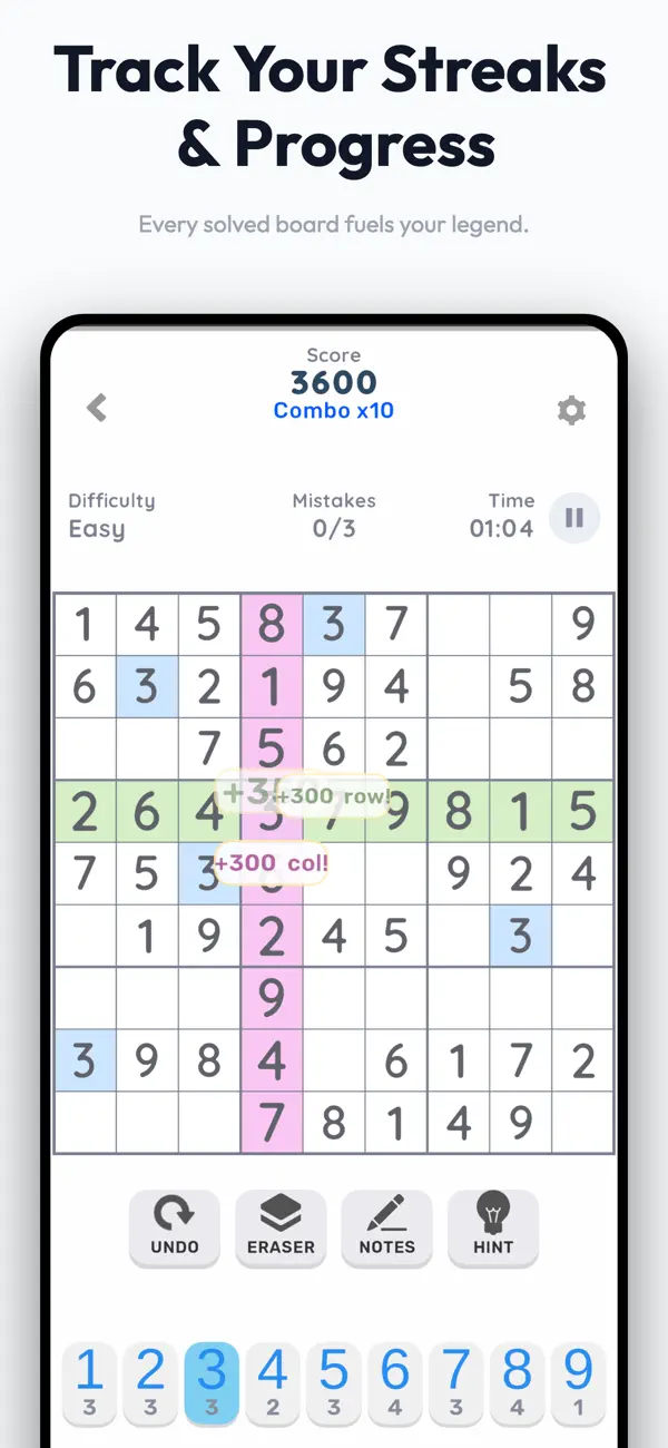 Screenshot #2 pour Sudoku Club: Daily Puzzles
