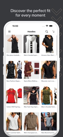 Men's Clothing Shopping Shop iPhone screenshot