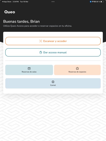 Queo Access Screenshot 1