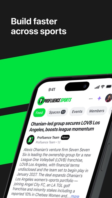 Profluence iPhone screenshot 1 - Social Networking app
