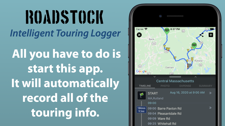 #1. ROADSTOCK | Touring GPS Logger (iOS) 由: sabitori works