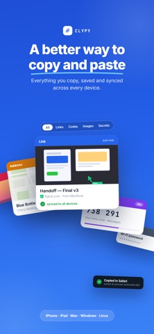 Clypy: Clipboard Manager Screenshot 1 of 8