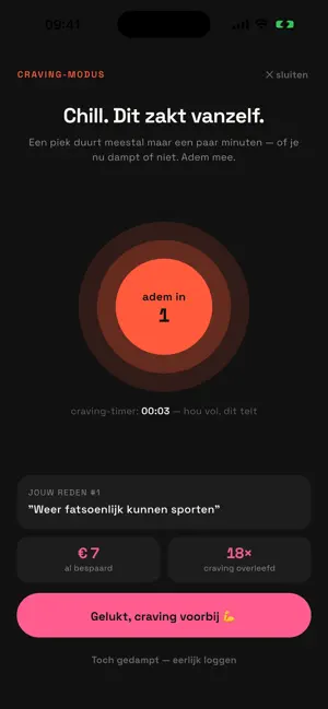 Dampvrij: quit vaping screenshot 3