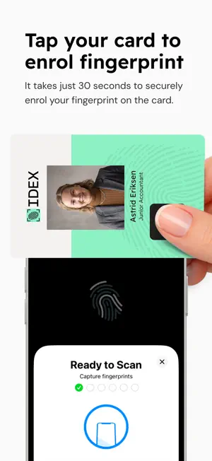 IDEX Card screenshot 2