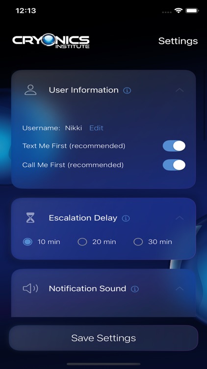 Cryonics Institute Check-In
