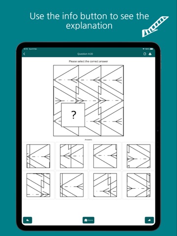 IQ Test: Raven's Matrices Pro iPad screenshot