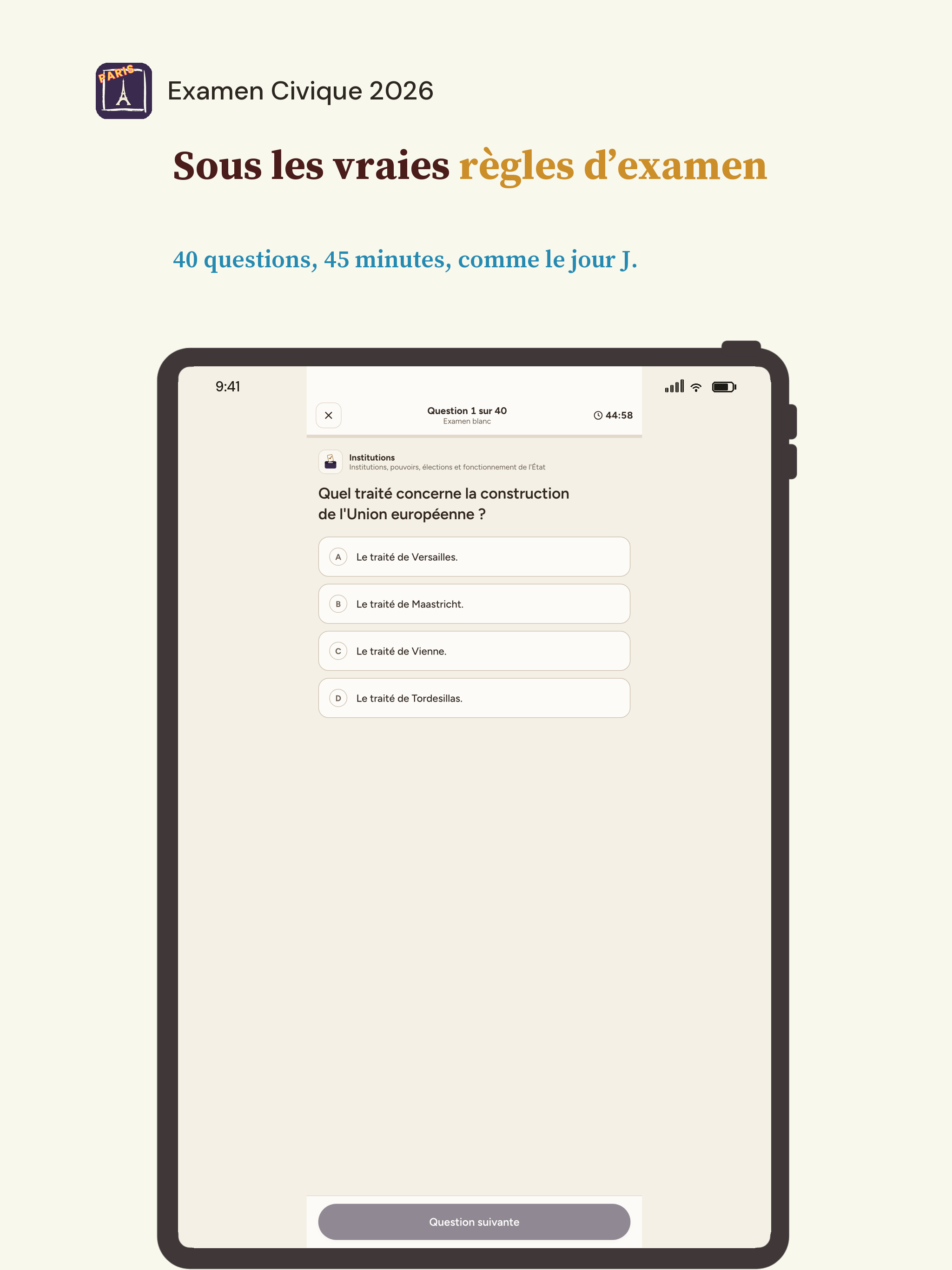 Examen Civique RML screenshot 11