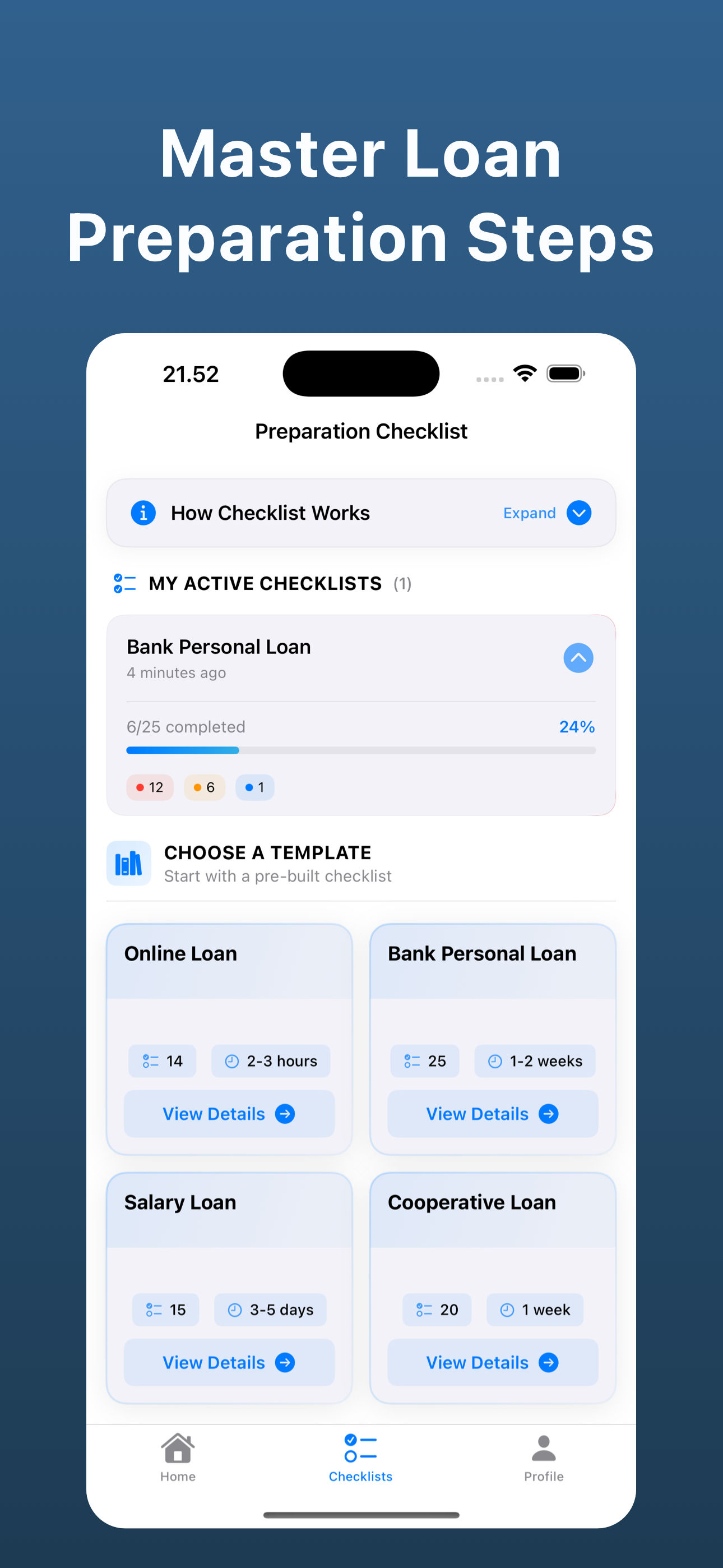 LoanPrep - Eligibility Check