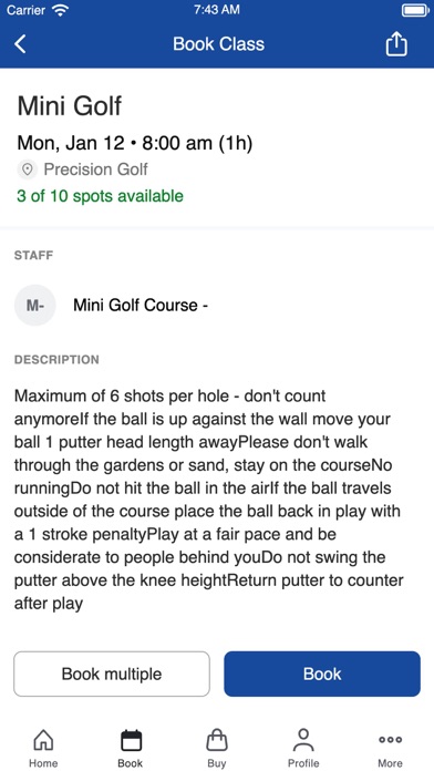 Precision Golf Cromer screenshot