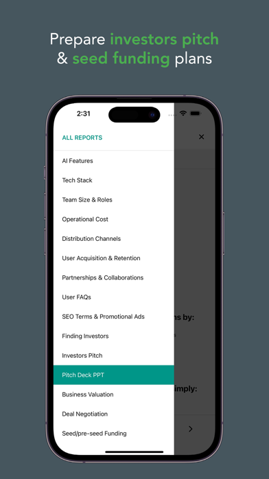 Startup AI: Idea Validator Screenshot