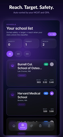 MedTrack – Pre-Med Tracker screenshot