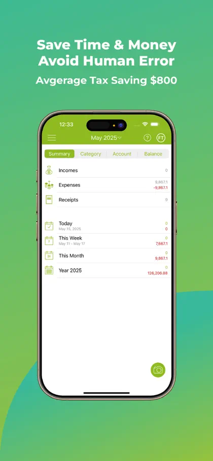 Screenshot 3 von 6 zu Foreceipt Receipt Tracker App