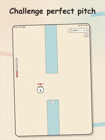 Pitch Cat - Voice Runner iPad screenshot