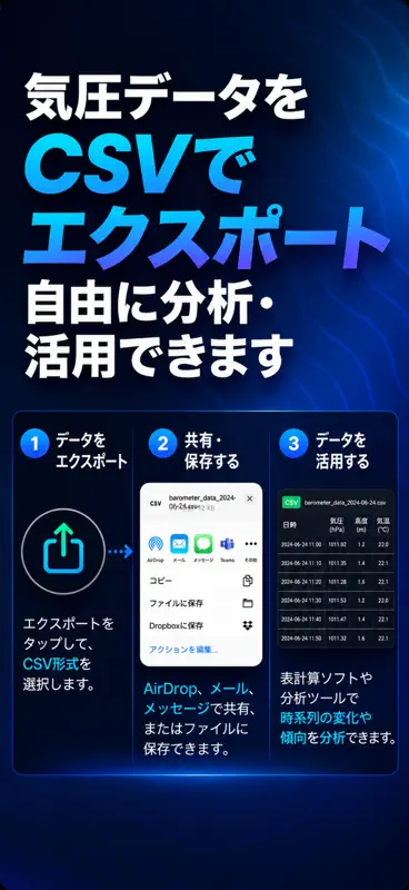 気圧計 グラフ - バログラフ screenshot 4 of 4