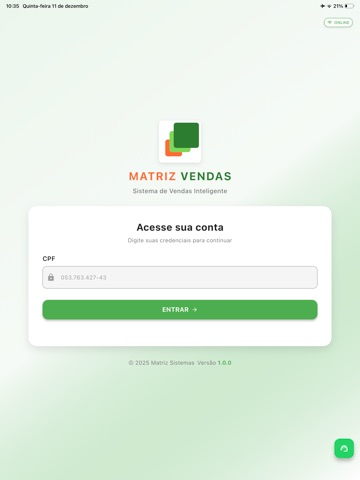 Matriz Vendas iA iPad screenshot
