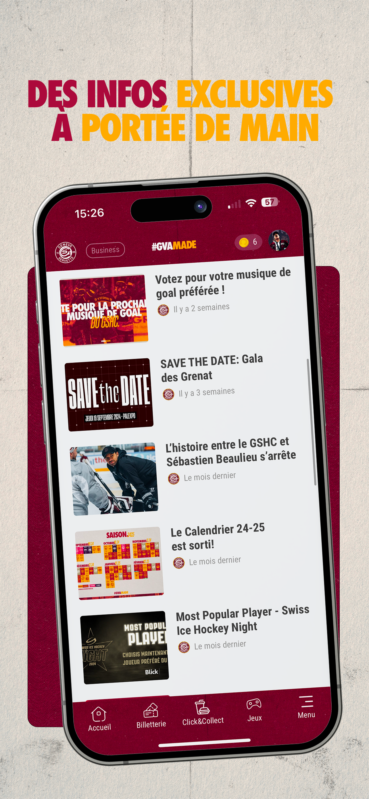 Genève-Servette HC screenshot 3