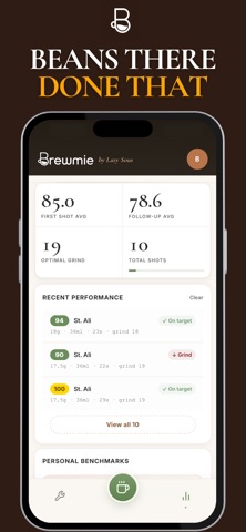 Brewmie: Espresso Shot Dial-In Screenshot 3 of 5