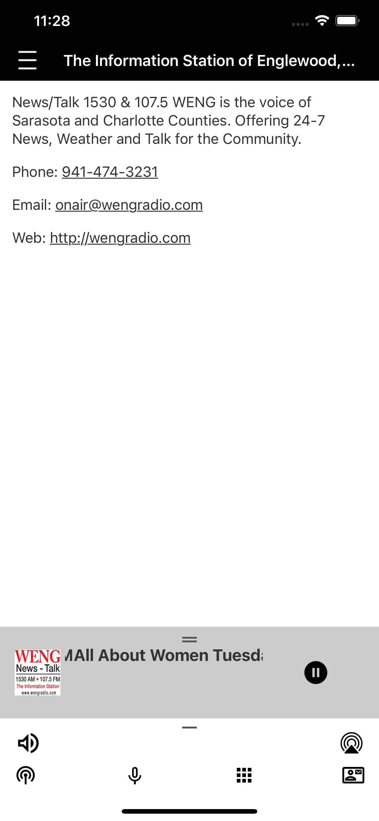 WENG Your Information Station
