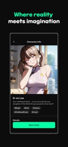 Larc–AI chat with 3D friends screenshot