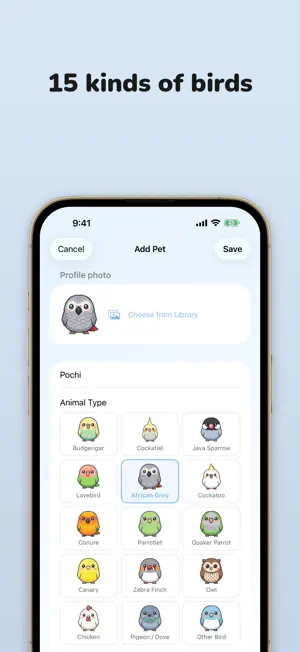 Bird Tracker - Parrot Care screenshot 2