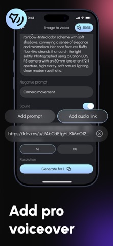 PixelVector AI Video Generator screenshot